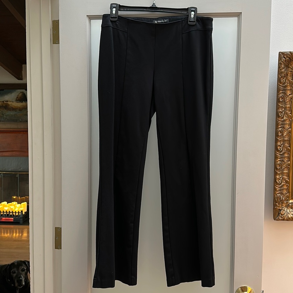 INC black ponte knit pants